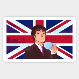 Sir Paul and teatime Sticker